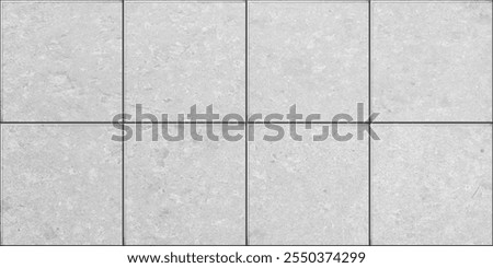 Ceramic tile floor, concrete slabs, marbled textured bricks paving wall. Vector seamless pattern. Realistic grey wall abstract pattern. Monochrome stone coverage background. Concrete grunge texture