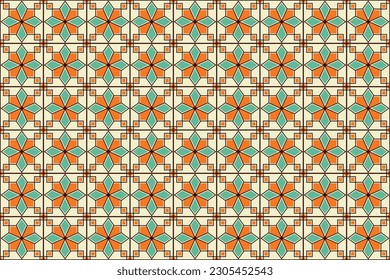 Ceramic tile geometric pattern design background-2 for banner, wallpaper, print, sticker, ecoration, letter and more