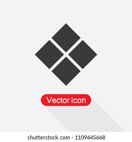 Ceramic Tile Icon Vector Illustration Eps10