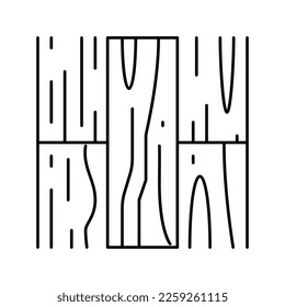 vector de icono de la línea de mosaico cerámica. signo de cerámica. símbolo de contorno aislado ilustración negra