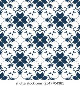 Ceramic tile mosaic, design wall decoration in Arabic Moroccan style, vector illustration
