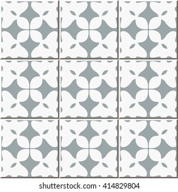 Ceramic tile pattern check cross geometry