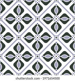 ceramic tile pattern, colorful seamless floral background, blue and white decorative wallpaper, Portugal ornament, Moroccan mosaic, pottery folk print, Spanish tableware, vintage tiles design, vector
