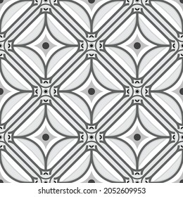 ceramic tile pattern, colorful seamless floral background, Gray and white decorative wallpaper, Portugal ornament, Moroccan mosaic, pottery folk print, Spanish tableware, vintage tiles design, vector