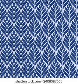 ceramic tile pattern, Seamless porcelain decor, Chinaware background, Blue and white floral backdrop for design floor, wall, texture, fabric, paper, tiled, vector illustration, Modern indigo wallpaper