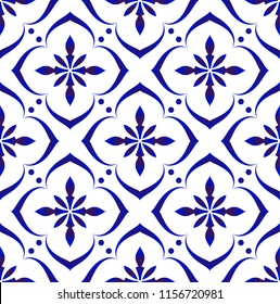 Ceramic Tile Pattern Vector Porcelain Background Stock Vector (Royalty ...