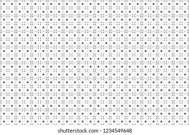 ceramic tile pattern vector, Porcelain background design, bleck and white floral decor vector illustration