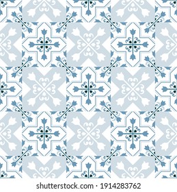 ceramic tile pattern vector, Porcelain background, blue and white floral seamless decor, vintage tiles, decorative damask wallpaper, Moroccan tiles, Spanish tableware, portugal ornament