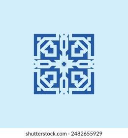 Diseño de logotipo de suelo de piedra de cerámica