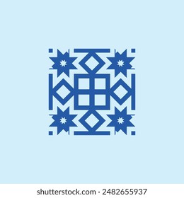 Ceramic tile stone flooring logo design