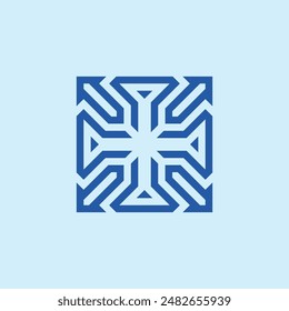 Diseño de logotipo de suelo de piedra de cerámica