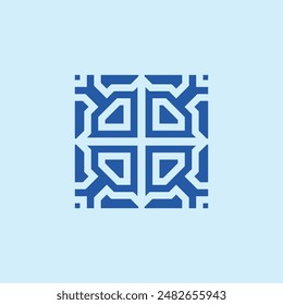 Diseño de logotipo de suelo de piedra de cerámica