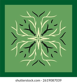 Modelo de ladrilho de cerâmica. Ornamento, estilo étnico. Ilustração de vetor brilhante simples.