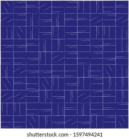 Ceramic tiles. Abstract Geometric blue Background. Different Geometrical Shapes