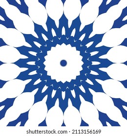 Ceramic tiles azulejo portugal. Graphic design. Vector seamless pattern watercolor. Blue ethnic background for T-shirts, scrapbooking, linens, smartphone cases or bags.