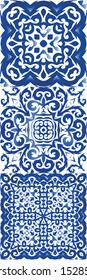Ceramic tiles azulejo portugal. Universal design. Vector seamless pattern theme. ethnic background for T-shirts, scrapbooking, linens, smartphone cases or bags.