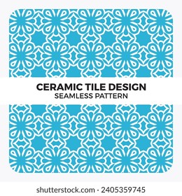Ceramic tiles design seamless pattern 