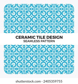 Ceramic tiles design seamless pattern 