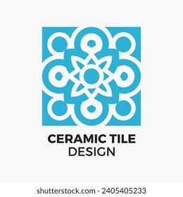 Ceramic tiles interior ornament design