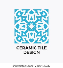 Ceramic tiles interior ornament design