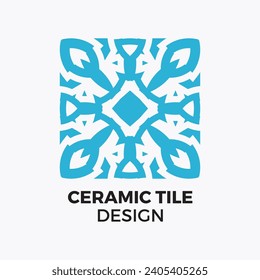 Ceramic tiles interior ornament design