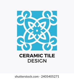 Ceramic tiles interior ornament design
