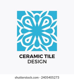 Ceramic tiles interior ornament design
