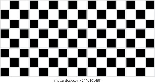 ceramic tiles, mosaic chess pattern, black white tile for background