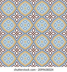 Baldosas de cerámica. Patrón sin foco. Diseño de impresión geométrica decorativa para tela, diseño de tela, cubiertas, fabricación, papel de pared, papel, baldosas, envoltura de regalo y reserva de chatarra.