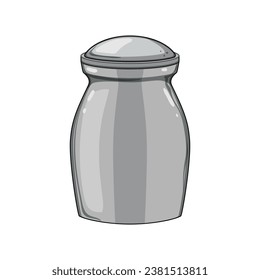ceramic urn ashes cartoon. ash vase, flower floral, remembrance black ceramic urn ashes sign. isolated symbol vector illustration
