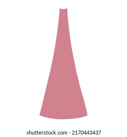Keramikvase im Boho-Stil. Flaches design, Vektorgrafik