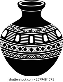 Ceramic vase icon. Simple illustration of ceramic vase vector icon for web