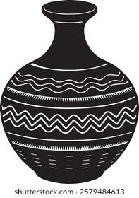 Ceramic vase icon. Simple illustration of ceramic vase vector icon for web