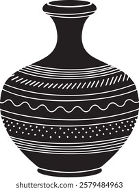 Ceramic vase icon. Simple illustration of ceramic vase vector icon for web