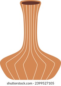 Ceramic Vase Tableware Vector Illustration