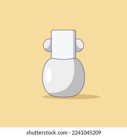 Ceramic Vase Vector Icon Illustration. Pottery Vector. Flat Cartoon Style Suitable for Web Landing Page, Banner, Flyer, Sticker, Wallpaper, Background