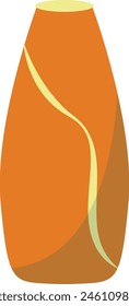 Ceramic Vase Vector Illustration. Cartoon Ceramic Vase. Vase Pottery for Decoration.
