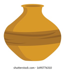 Ceramic vases simple Illustration Clip Art vector