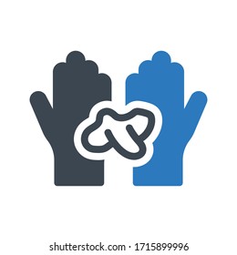 ceramic vector glyph color icon 