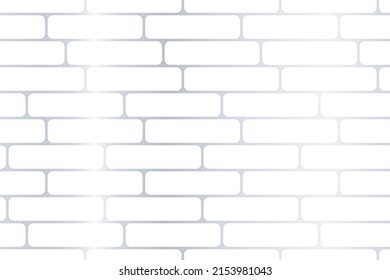 ceramic white bricks, metro tiles seamless horizontal pattern. Wall or flour for bathroom, kitchen or outdoor. modern silver subway design, stone material in interior flat vector illustration.