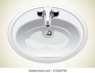 ceramic white washing sink
