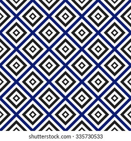 Ceramics Seamless Pattern. Abstract Background. Squares pattern. Geometric background. Grid background. Tiled textile or wrapping paper pattern. Vector Regular Texture.