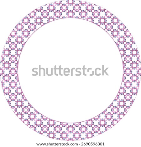 Ceramics Tableware, Round Plate, Dinner Plate FLOWER Abstract Design Vector