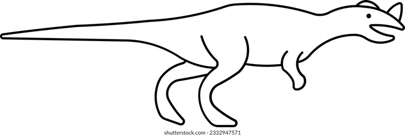 ceratosaurus dinosaur prehistoric extinction animal Outline