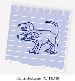 Cerberus doodle