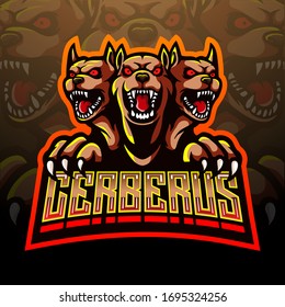 Cerberus esport logo mascot design