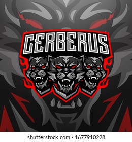 Cerberus eSports Mascot Logo design svg