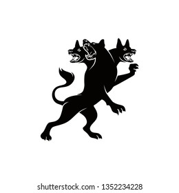 Cerberus Logo Black Color On White Stock Vector (Royalty Free ...