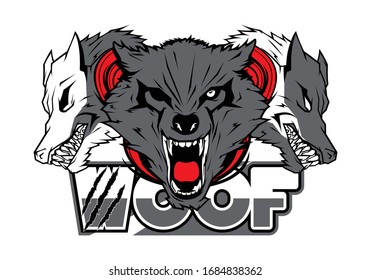 Logos von Esport Cerberus WOOF für Ihr Design