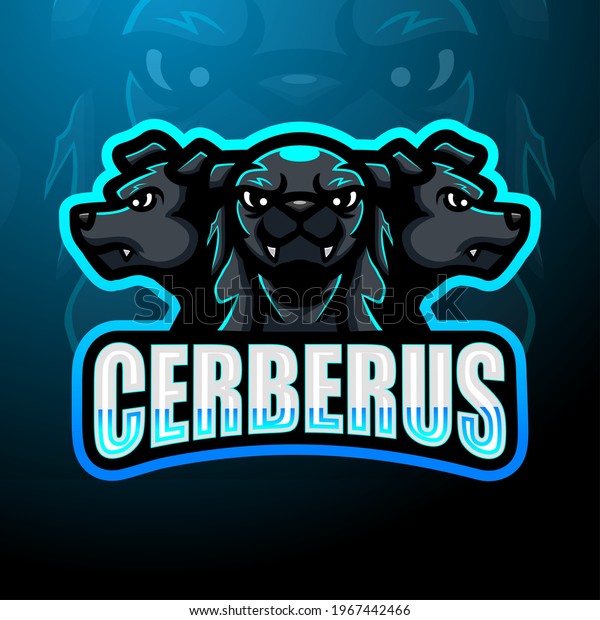 Cerberus Mascot Esport Logo Design Stock Vector (Royalty Free) 1967442466